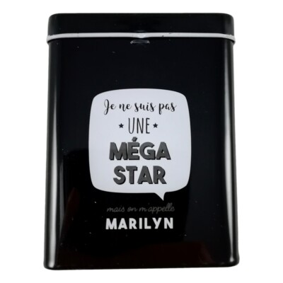 Boîte à Cigarett en Métal Etui de Rangement Drôle Idée Cadeau Fumeur