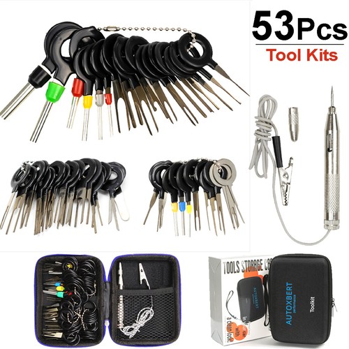 Wire Extractor Pin Car Terminal Removal Connector Tool Kit Repair Circuit Tester