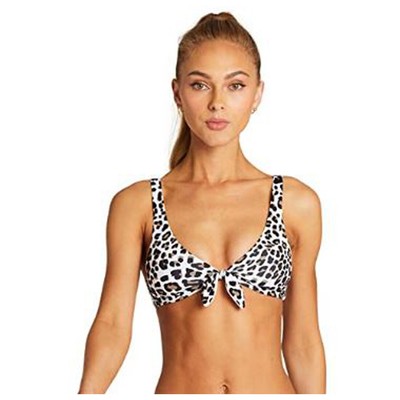 Женский черный классический топ-бикини Vitamin A из экокожи, Саванна, X-Small/4