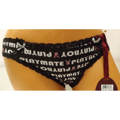 Хипстерское нижнее белье с кружевной отделкой PLAYBOY Bunny Playmate BoyLeg