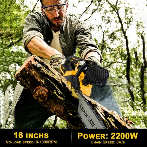 Cordless Chainsaw for Dewalt 20V Max Battery 16 inch Handheld Pruning Saw