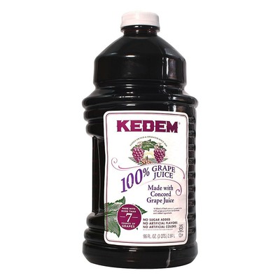 Kedem Concord Grape Juice, 100% Pure Juice 96oz 2 Pack No Sugar Added NO SHIP CA