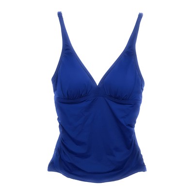 

Танкини через плечо Tommy Bahama, синий сапфир, маленький размер, Blue sapphire