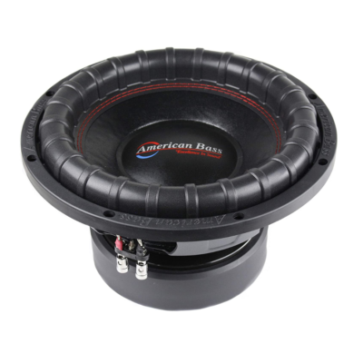 American Bass E-1244 12" 2400W Max Dual 4-Ohm Voice Coil Car Audio Subwoofer