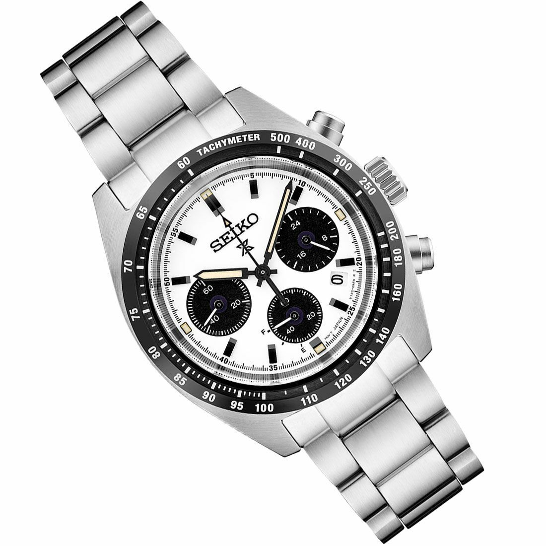 Pre-owned Seiko Prospex Speedtimer Solar Power Ssc813 (fedex 2 Day Ship)