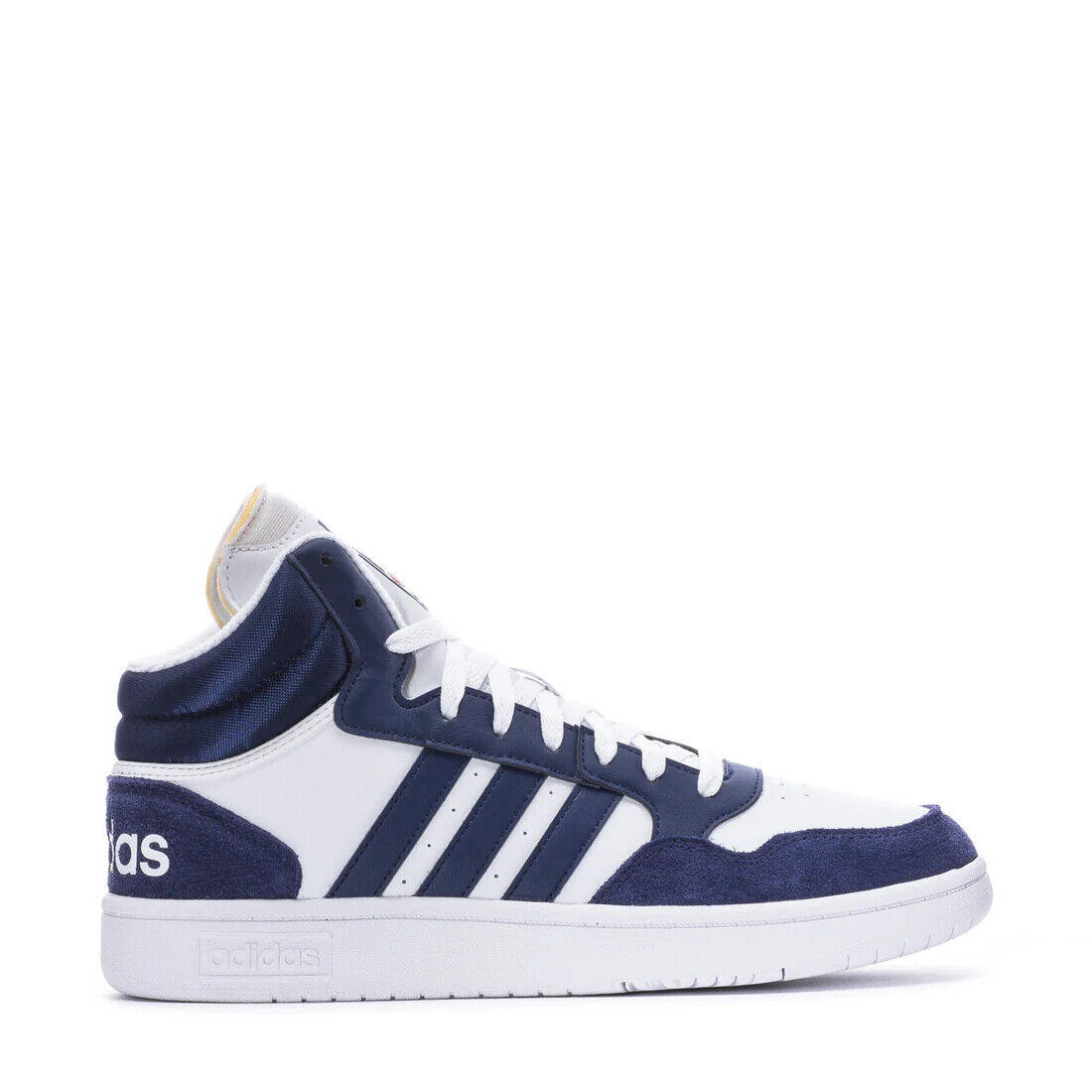 Мужские кроссовки ADIDAS Hoops 3.0 Mid IG1432 Белый/Темно-синий/Темно-синий