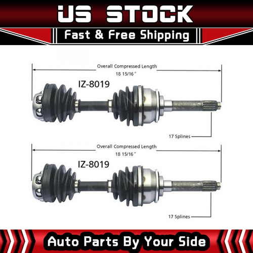 Surtrack CV Axle Shaft CV Joint Front 2X for Isuzu Trooper