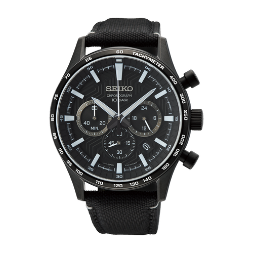 Pre-owned Seiko Selection Chronograph Quartz Watch Ssb417p1 Usus