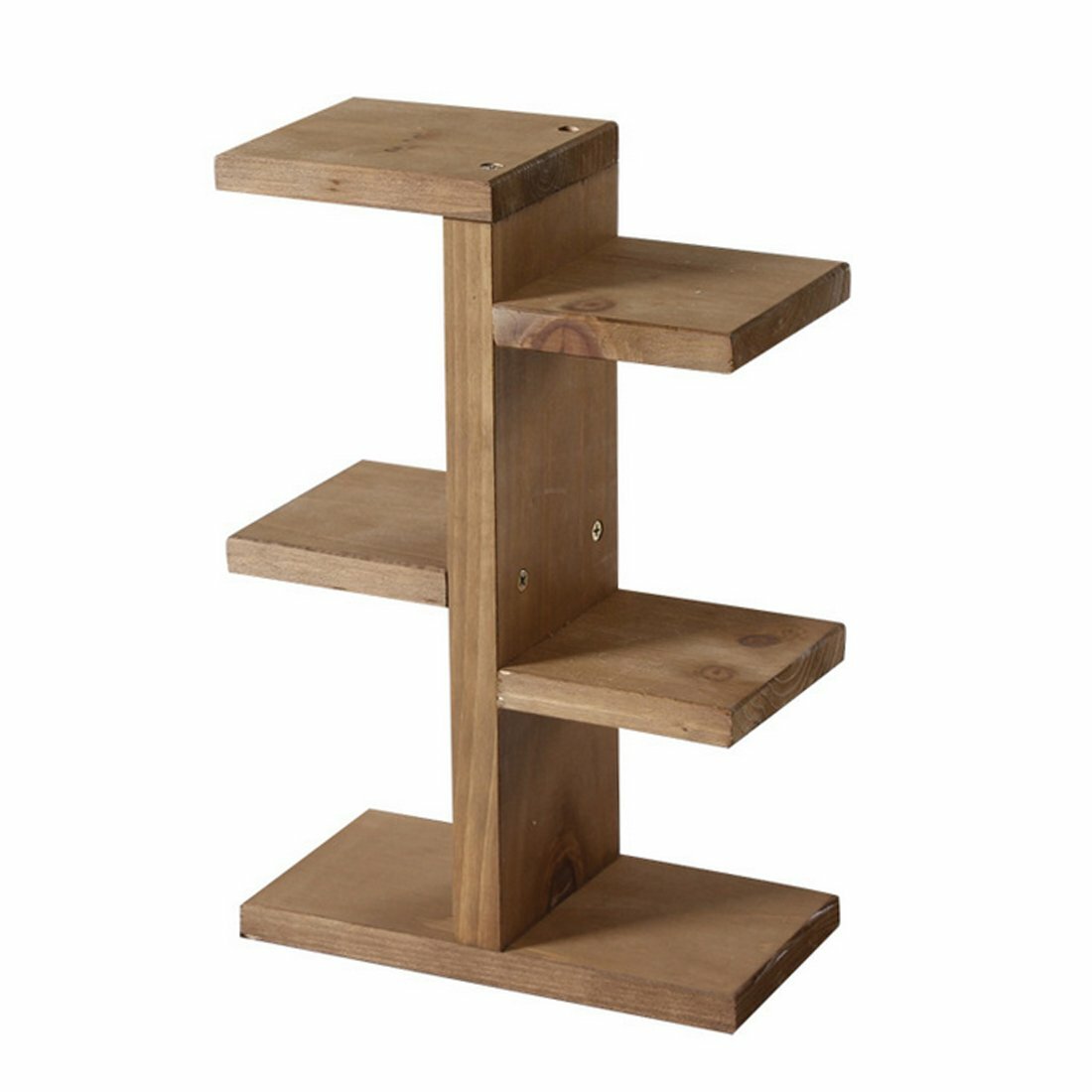 Wooden Display Organizer Shelf Rack Flower Pot Planters Holder Stand Succulent