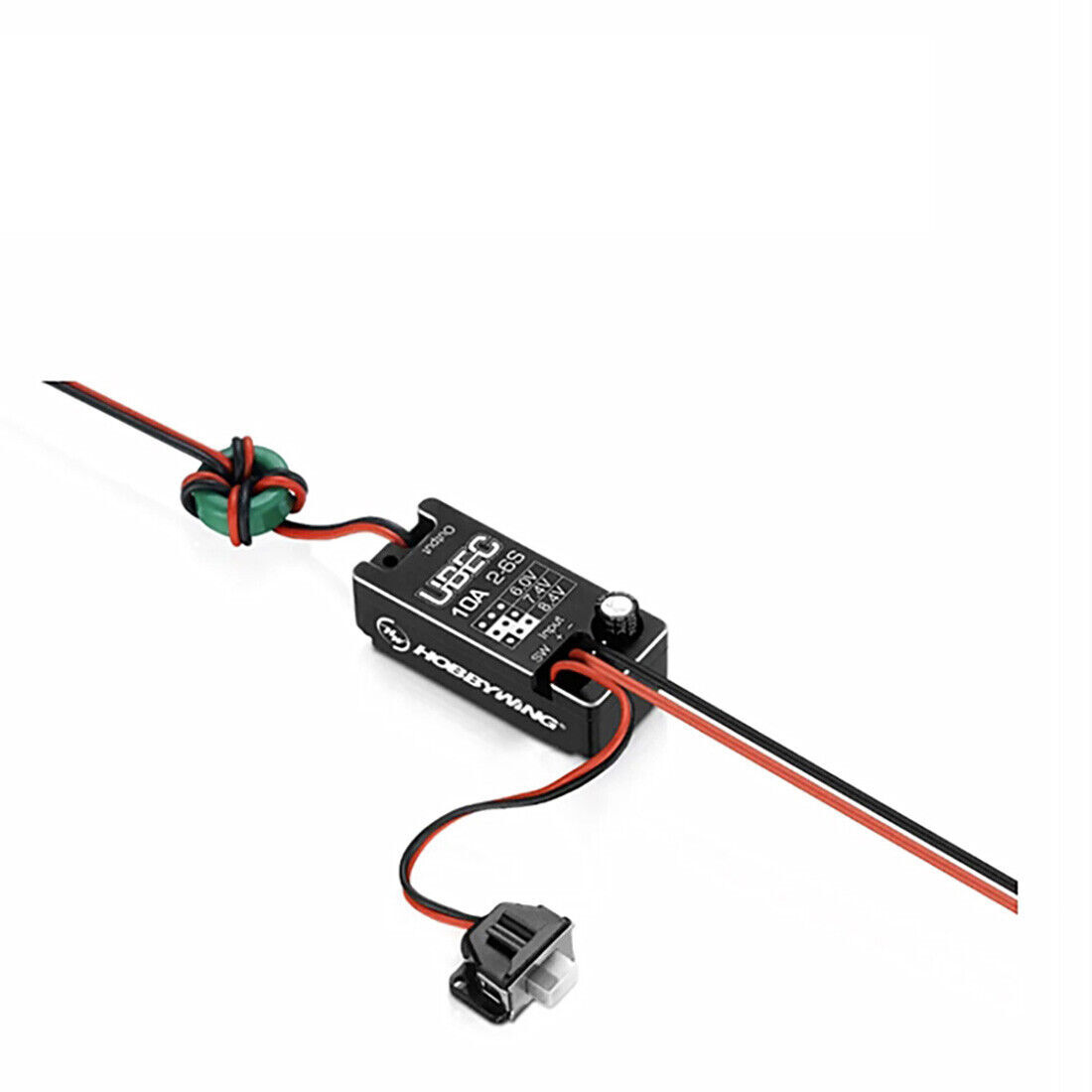 HOBBYWING UBEC Adjustable Voltage Metal Shell BEC Module for 1/10 1/8 RC Cars