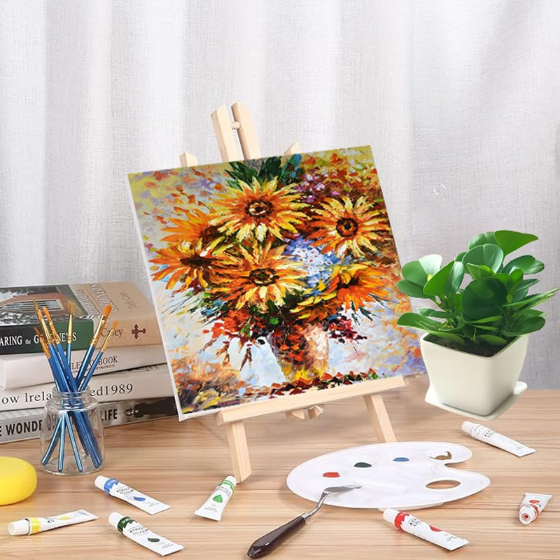 2 Pack Tabletop Art Easel Set, 16" Tall Tabletop Easel, Painting Easels for Kids