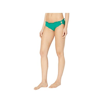 

Плавки бикини Kate Spade New York Solids с рюшами, нефритовый, большой, Jade