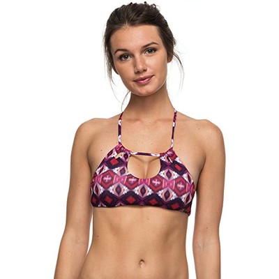 Купальник-бикини Roxy Womens Love Reverisble на бретелях, Grape Wine Gerona Nights, XS