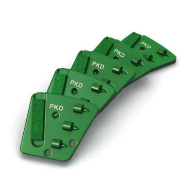 5 MENZER PKD-Segmente für Diamant-Schleifteller