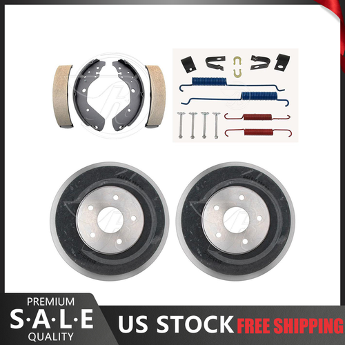 Rear Kit Brake Drums & Brake Shoes Hardware Kit For 2001 Honda Odyssey