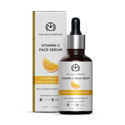 The Man Company 40% Vitamin C Face Serum With Hyaluronic Acid 30 ml