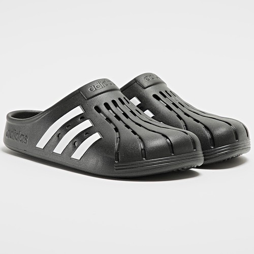 

Adidas Adilette Clogs Slip-On Mens Soft Comfort Everyday Sandals Black #886, Синий, adidas Adilette Shower