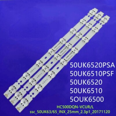 LED Strips For LG SSC_50UK65 AGM76150301 EAV63992801 50UK6300PUE 50UK6520PSA