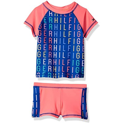

Большой раздельный купальник для девочек Tommy Hilfiger, Lilia Jolt Pink, размер X-Large (16)