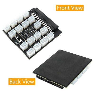 XT-XINTE Upgrade Version ATX 17x 6Pin Power Supply Breakout Board Adapter