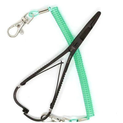 Dr Slick Black Mitten Scissor Clamps 5.5'' Straight