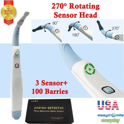 Easyinsmile Dental Implant Detector For 2nd Surgery Exposure+3X 270  Sensor Head