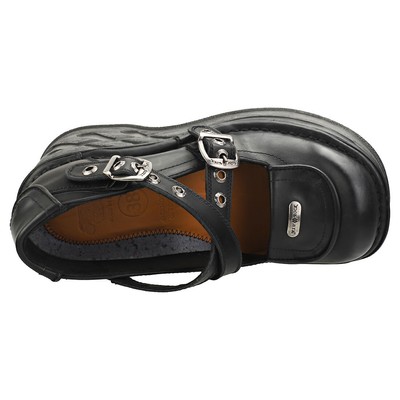 NEW ROCK ROCK NEO CUNA SPORT HASHTAG WOMENS BLACK PLATFORM BOOTS