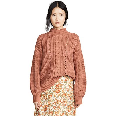 Женский свитер с лассо Lost + Wander, глина, XS/S