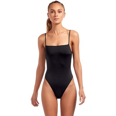 Женский купальник на бретельках Edie Lingerie с витамином А, черный, 4/X-Small