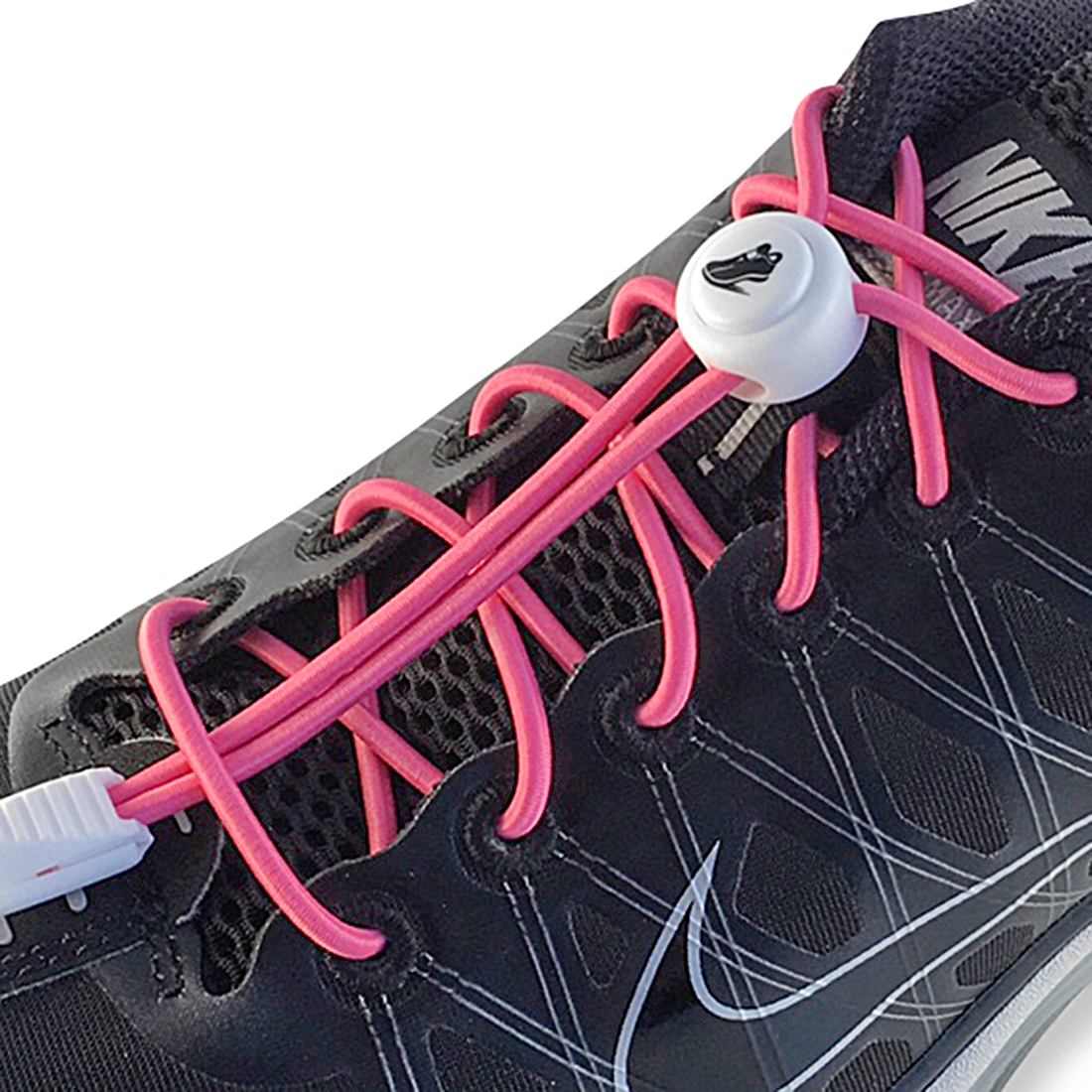 LACENLOCK Elastic No Tie Shoelaces Triathlon Running Kids