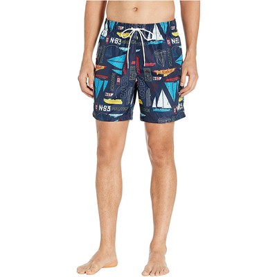 

Шорты для плавания Nautica Novelty, темно-синие, большие, Navy, T93100
