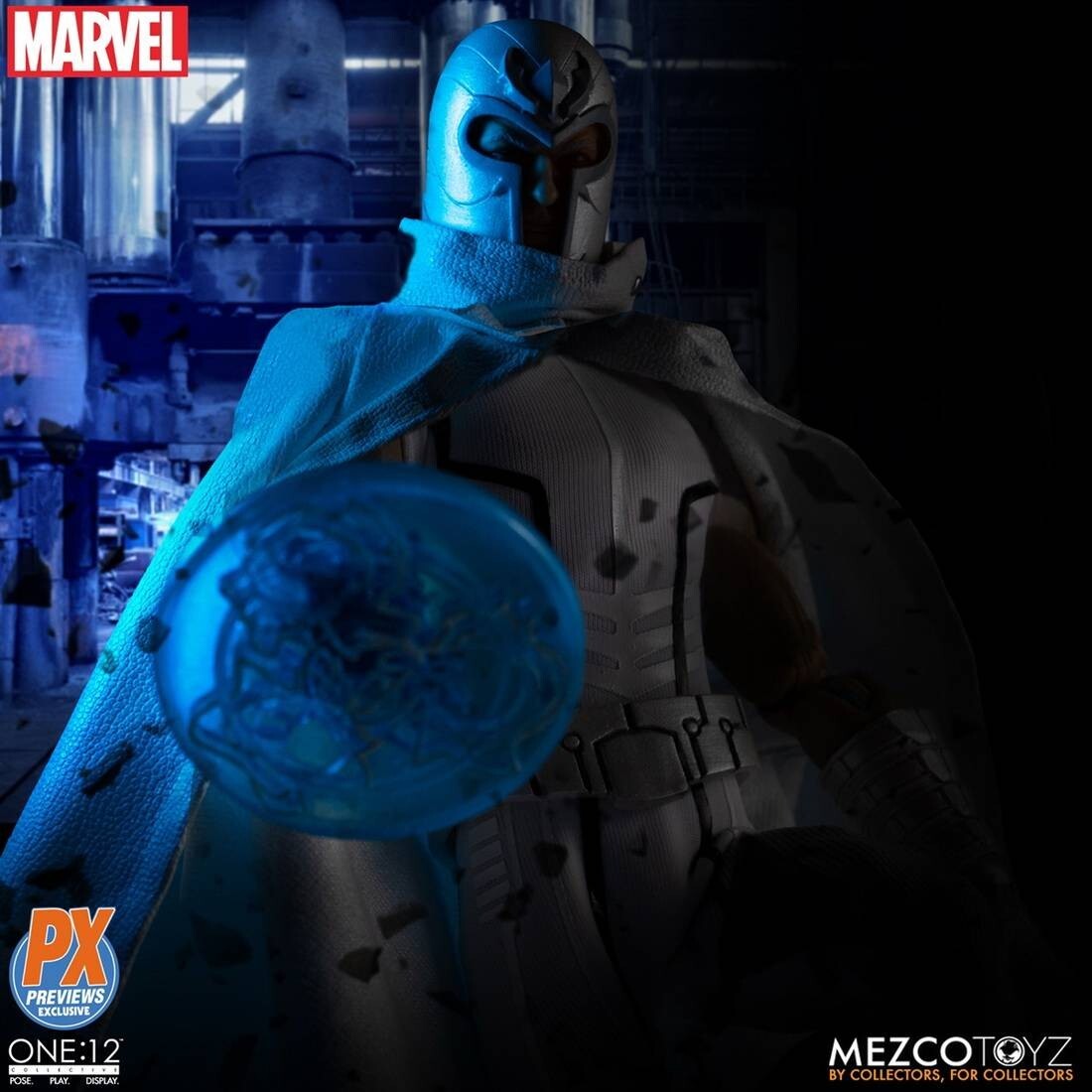 1/12 Mezco Toyz X-Men White Magneto PX 1/12 Action Figure