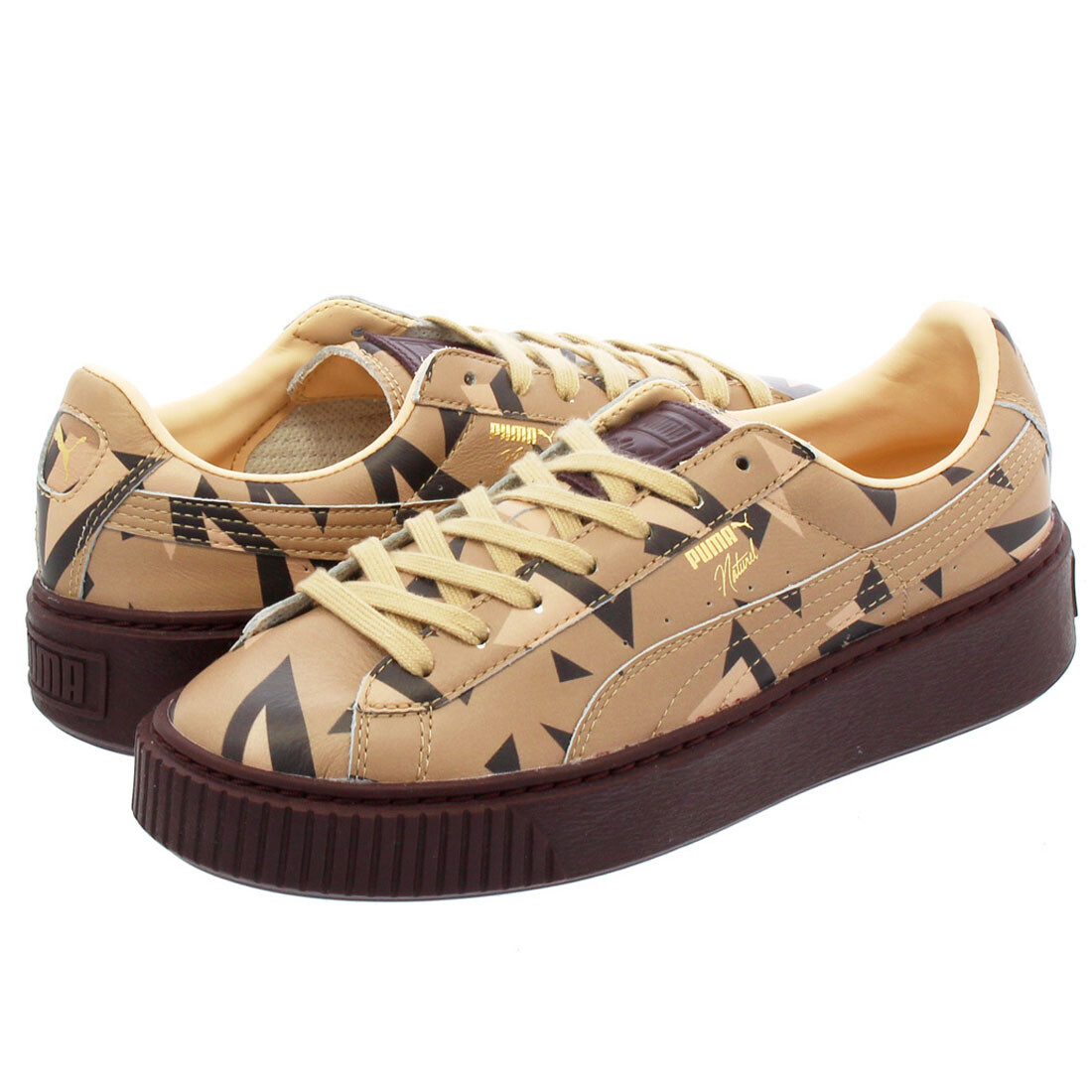 Puma Vacchetta da Donna Scarpe Ginnastica Plateau Marrone Ghepardo x Naturel | eBay