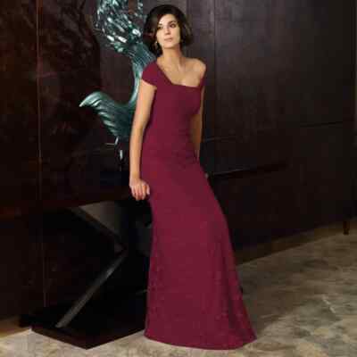 Fulllace Of The Bride Grey A Line Mother's Dresses Mother of Groom Gowns