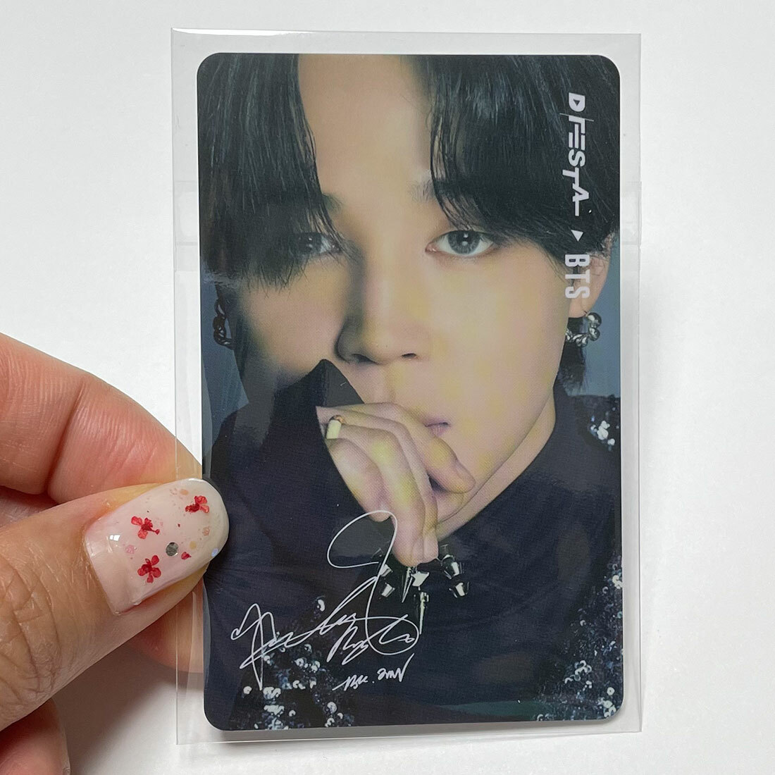 タレントカード BTS JIMIN set JIMIN BTS Signed Photocard K-POP Goods Photo Card Cards From