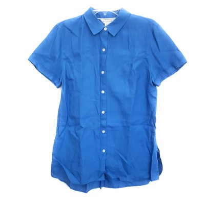 

Tommy Bahama Coastalina Льняная рубашка с коротким рукавом, Турецкое море, маленький размер, Turkish sea