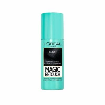 L'Oreal Paris Magic Retouch Temporary BLACK Color Touch-Up Hair Colour Spray75mL