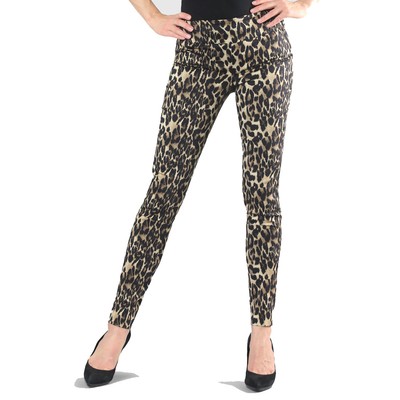 Лизетт Л. Тонкие брюки, Meco Leopard, 2