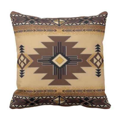 Throw Pillow Cover Santa Fe Creams South Western Decorative Pillow Case Home ...