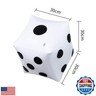 13 inch Giant Inflatable Dice Pool Toy for Lawn Game Outdoor Floor Games，Pack of 2