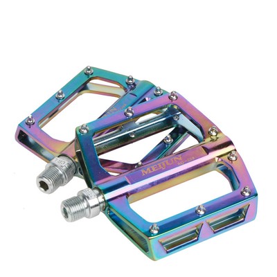 Pedale 1 Paar Straße Mountainbike Aluminiumlegierung Regenbogen Reiten