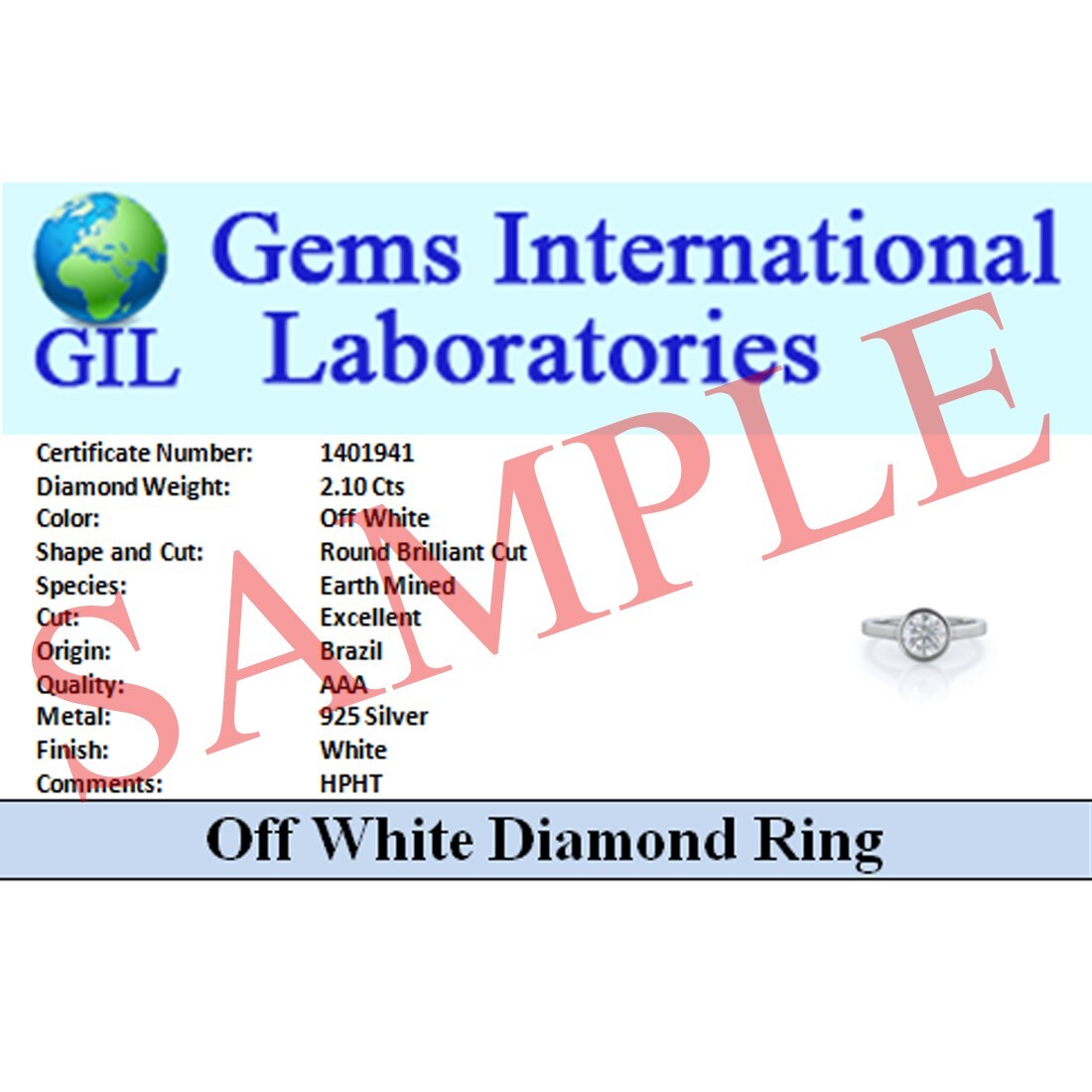 RARE 5.85 Ct Certified Cushion Cut Off White Diamond 925 Silver Ring Great Shine