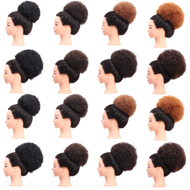 Curly Pony Tail Drawstring Short Kinky Clip Synthetic Curly Hair