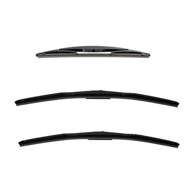 Sentry & Exact For 2009-2014 Cube Windshield Wiper Blade Front & Rear 3pc Set