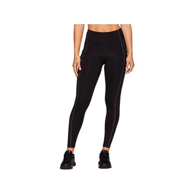 

Женские тайтсы Asics Thermopolis, черные/графитовые, маленькие, Black/graphite
