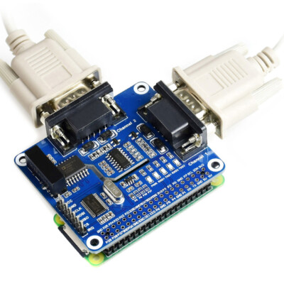 2-Channel RS232 Board HAT Kit for RPI Raspberry Pi Zero 2 W A 3 Model B Plus 4