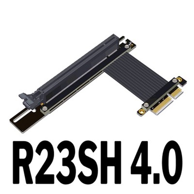 PCIe 4.0 x4 to x16 Extension Cable PCI-e 4.0 Gen3 Riser Graphics Card  32Gbps
