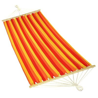 10T Almandin Single Plus - Hamaca doble con separador, de algodón, 230 x 130 cm,