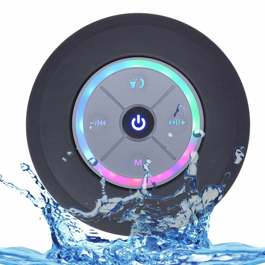 Waterproof Led Fm Radio Mini Shower Speaker