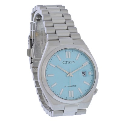 Pre-owned Citizen Tsuyosa Collection Mens Stainless Steel Automatic Watch Nj0151-53m